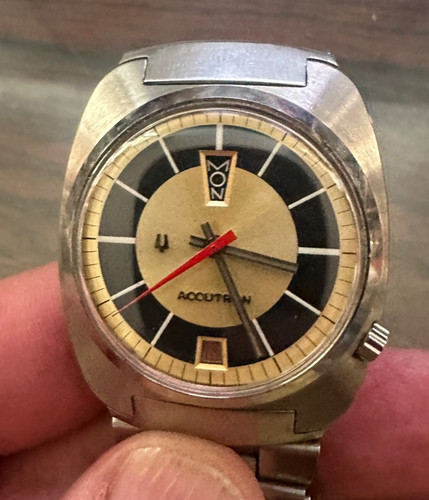 Rare bulova accutron bullseye - bulova,
