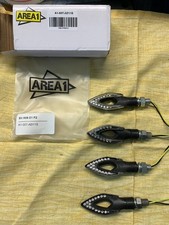 Lampa Indicatori di Direzione Universali a LED per Moto - 2Pezzi+ ricambi