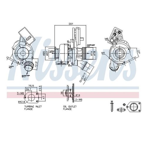 Nissens 93519 caricatore - 93519,