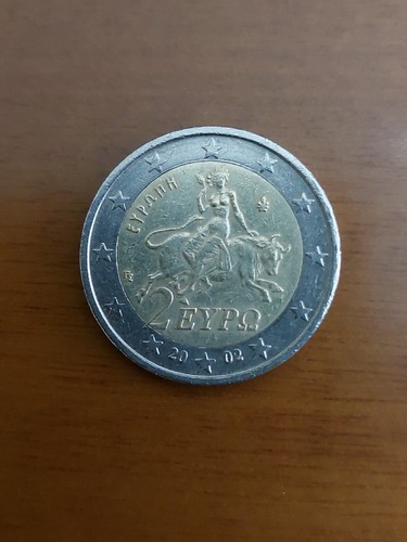 Moneta euro grecia con - grecia, dea