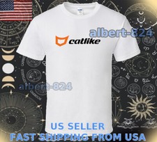 MAGLIA NUOVA CATLIKE LOGO T-SHIRT DIVERTENTE AMERICANA TAGLIA DALLA S ALLA 5XL