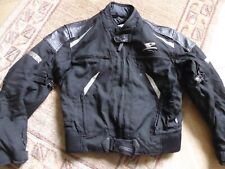 Gepflegte Textil-Motorradjacke mit Lederbesatz v. Probiker, Herren, Gr. 50