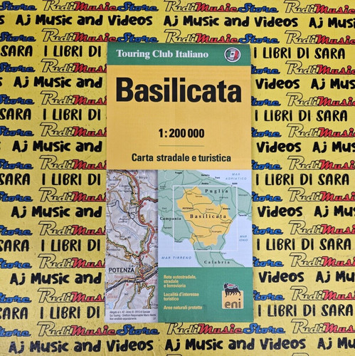 Book cartina basilicata carta - basilicata,