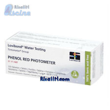 511770BT REAGENTI PHENOL RED PH FOTOMETRO SCUBA II PISCINE SCATOLA 100 PASTICCHE