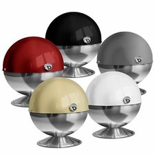 Kugelrunde Barattolo Zucchero Biscotti Ciotola da Portata Acciaio Inox 5 Colori