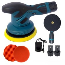 LUCIDATRICE ROTORBITALE CON DOPPIA BATTERIA 18V 6 VELOCITÀ LEVIGATRICE PER AUTO