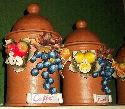 Set terracotta firmata - in,