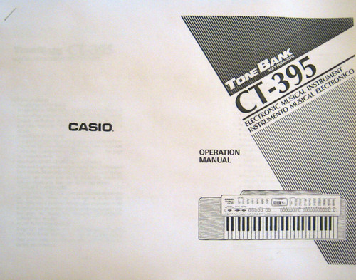 Casio 395 tone - casio, ct-395