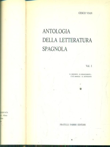Antologia della letteratura - antologia,