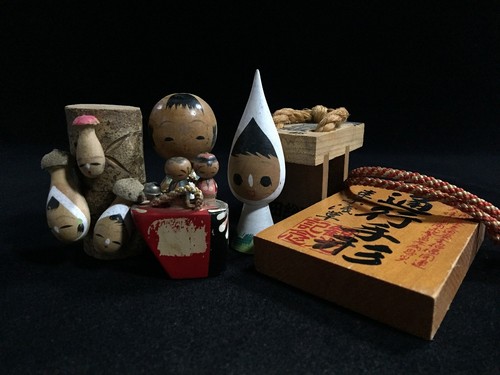 P0526 bambola kokeshi vintage - p0526,