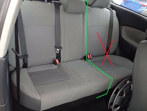 Sedile posteriore destro seat - posteriore,