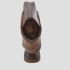 Scultura in legno Busto di