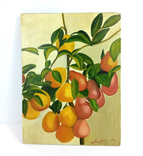 Quadro pere dipinto mano - "pere",