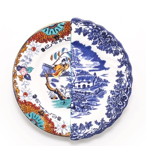 Piatto frutta seletti hybrid - piatto,