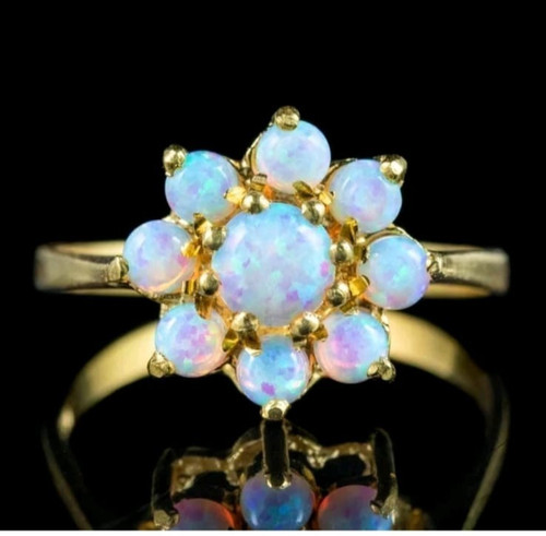 Anello grappolo margherita - a,