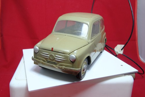 Rivarossi fiat 600 verde - 600, con