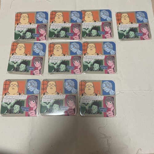 Sakamoto days art coaster - sakamoto, set