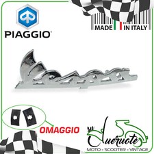 TARGHETTA ANTERIORE SCUDO SCRITTA STEMMA FREGIO VESPA ET2 ET4 50 125 150 PX 200