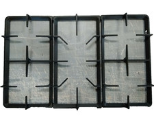 SET ORIGINALE GRIGLIE GHISA PER PIANO COTTURA 90 CM SMEG S193 MANOPOLE LATERALI