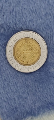Moneta 500 lire centenario - moneta,
