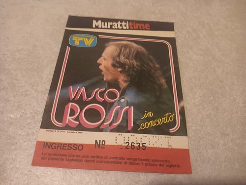 Biglietto ticket vasco - vasco, rossi