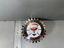 Placca metallo smaltato