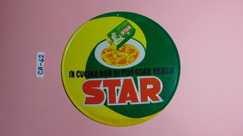 Targa pubblicitaria latta - pubblicitaria,