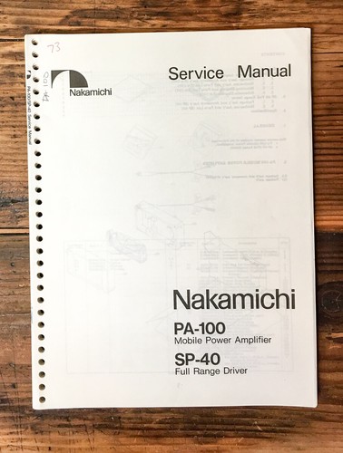 Amplificatore nakamichi 100 - amplificatore,