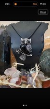Collana con ciondolo gufo