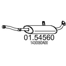 MTS 01.54560 Marmitta centrale