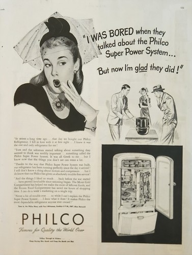 Frigorifero philco 1945 - frigorifero,