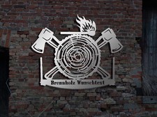 Quadro acciaio inox insegna