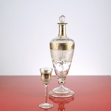 VASO  VETRO +BICCHIERE