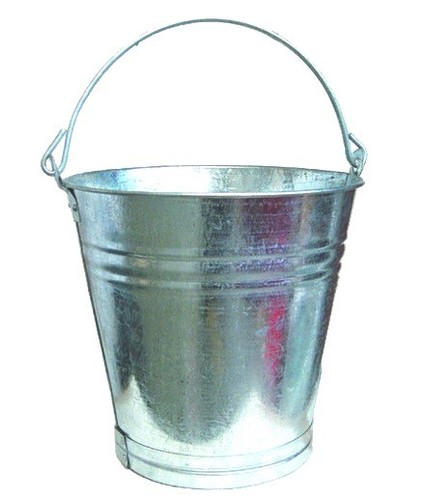Secchio zincato con - secchio,