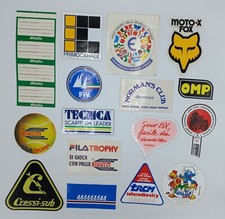 16 ADESIVI STICKERS VINTAGE