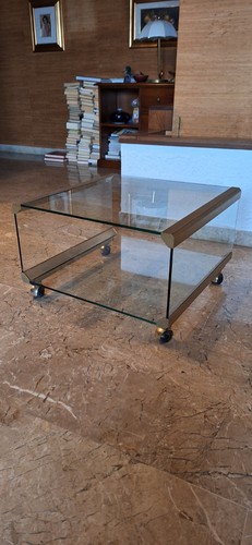 Tavolino cristallo gallotti - tavolino, in