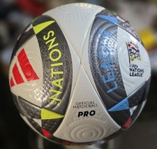 PALLONE ADIDAS OFFICIAL MATCH BALL PRO UEFA NATIONS LEAGUE MATCH WORN