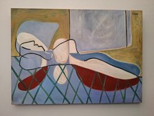 Dipinto olio su tela Pablo