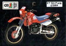 APRILIA ADESIVI ORIGINALI GENUINE DECAL ET 50 1987 FIRE 8211137