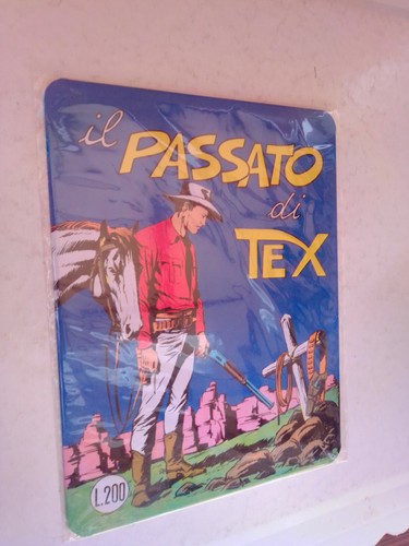 Targa metallo il passato - in,