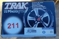 CATENE DA NEVE MAGGI TRAK MISURA 211 USATE UNA SOLA VOLTA