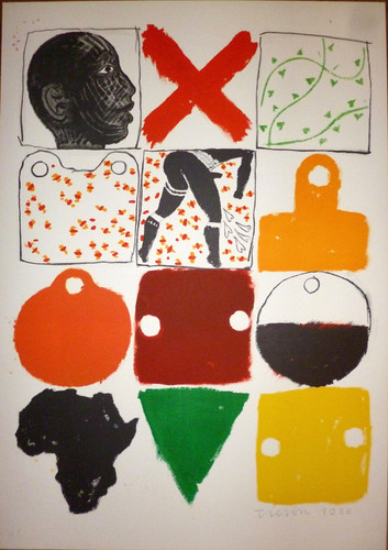 Joe tilson lithographie - joe,