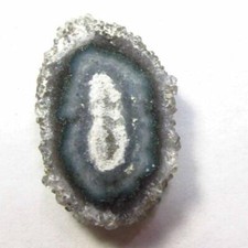 Ciondolo fetta di fiore in stalattite focale lucido entrambi i lati ST716