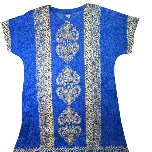 Abito batik caftano blu - e.c.,