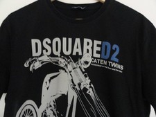 T-shirt nera Dsquared2 disegno