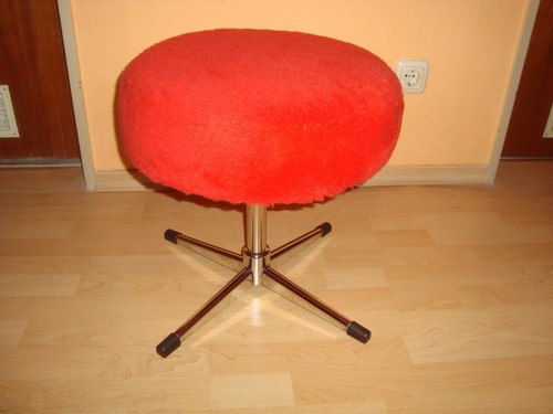 Sgabello anni rosso - sgabello,