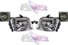 COPPIA FARI FANALE PROIETTORE DX+SX H4 REG EL FIAT PANDA 09>11 SPINA VIOLA 7 PIN