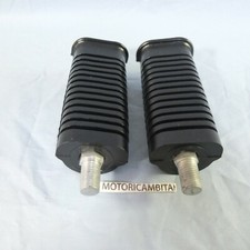 PER Garelli vip 3v poggiapiedi pedane pedana staffe perni gomma footpeg rubber ,