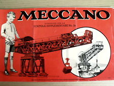 Istruzioni per la scatola MECCANO anni 50 Scatola Suppleme n�2A - ITA - [TR.28]