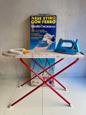 Asse da stiro e ferro giocattolo vintage Faro Stirella Micromax